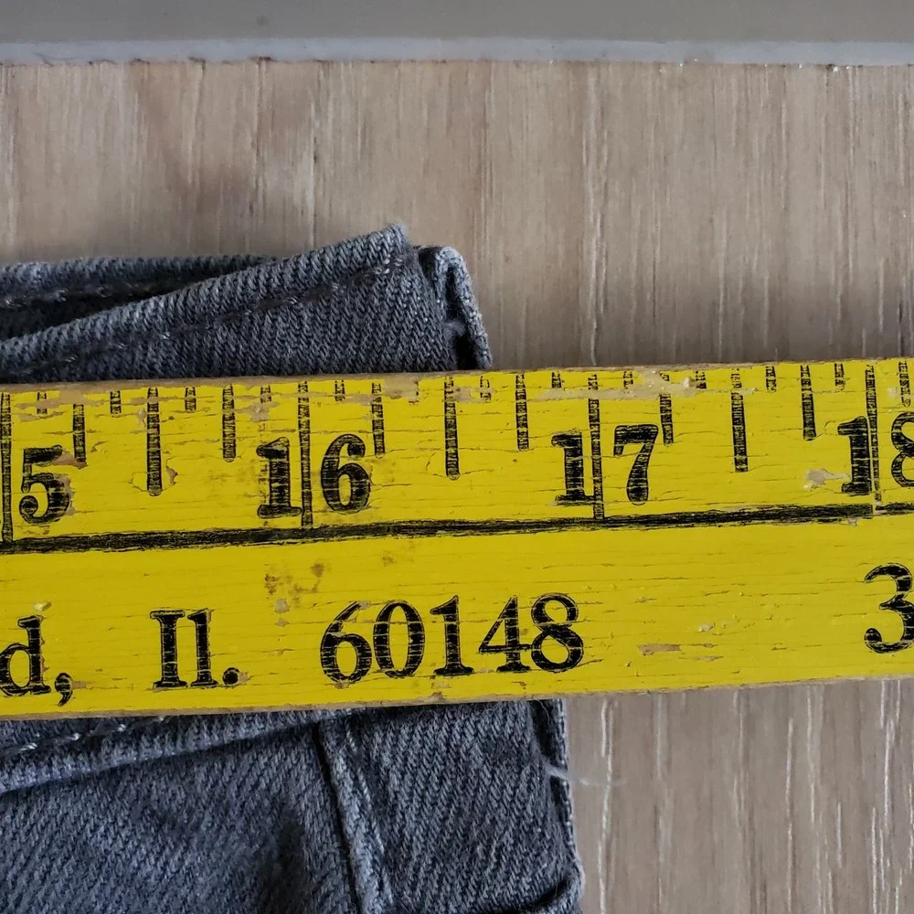 Levis 541 Jeans Mens 33x34 Grey Athletic Taper Stretch Denim Tapered Pants